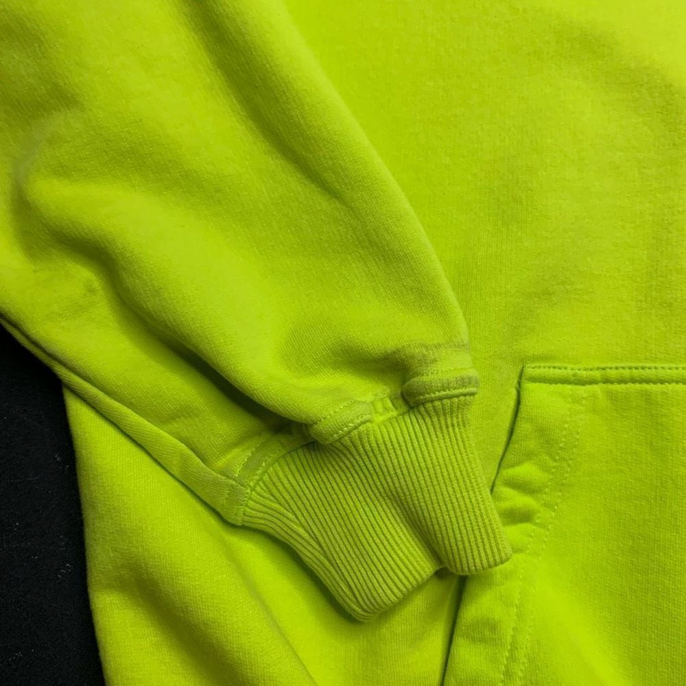 Represent Mens S Hoodie Gold Lime Green Angel Graphic Print - Picture 10 of 15